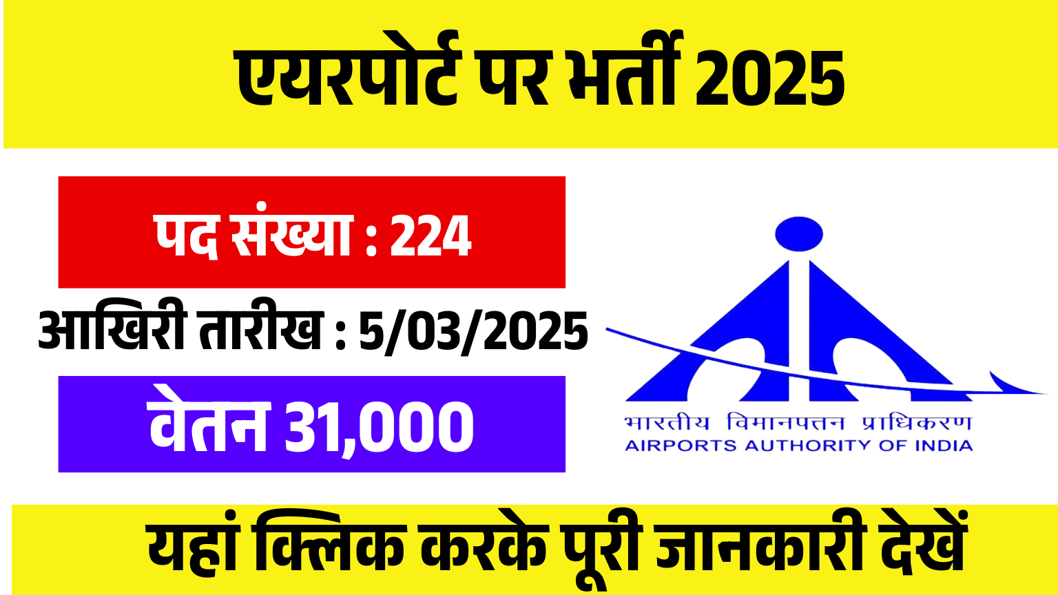 AAI Non-Executive Recruitment 2025