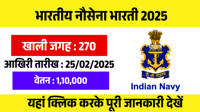 Indian Navy Recruitment 2025